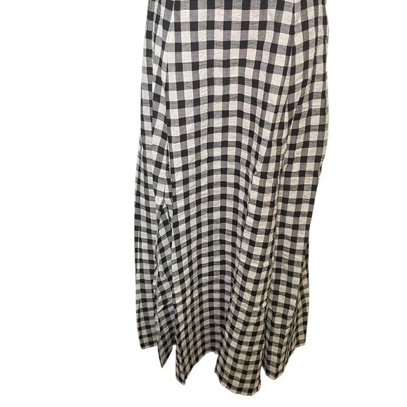 Harshman Luiza Gingham Cutout Midi Dress XS NWT - Picture 6 of 7